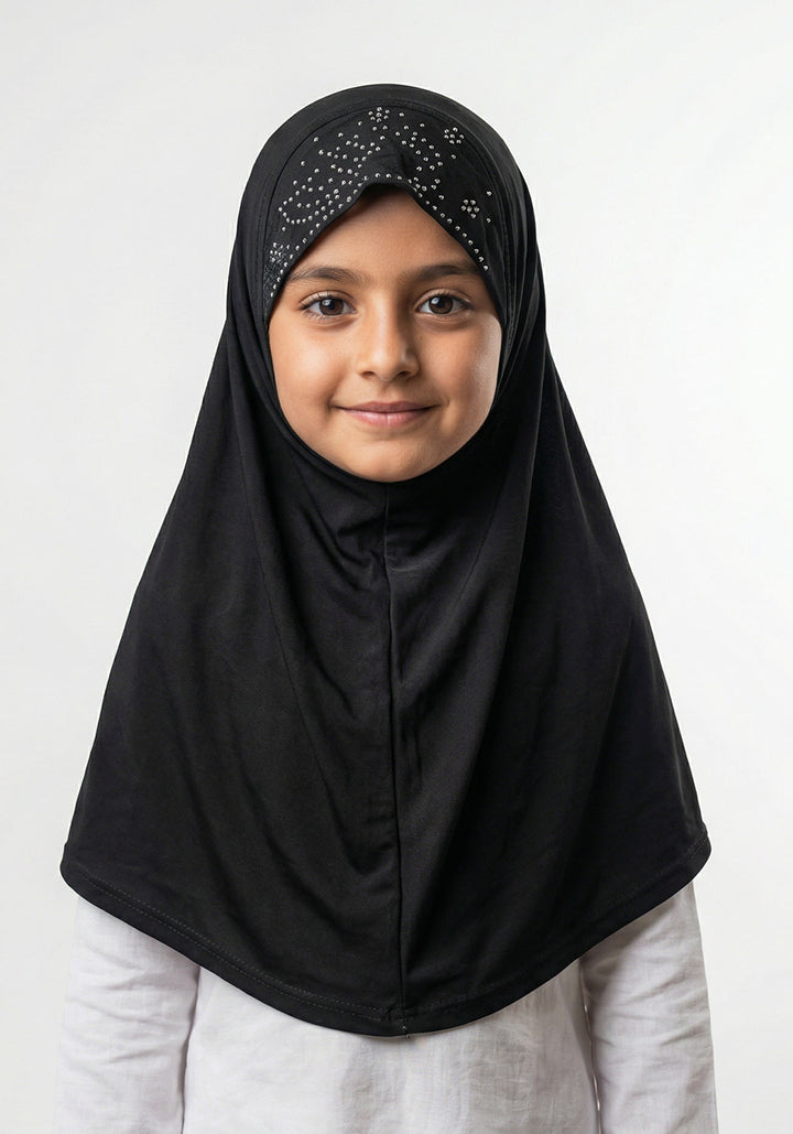 Kids Makhna Pearls - Black