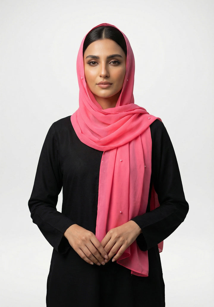 Maya Chiffon Hijabs - Pink