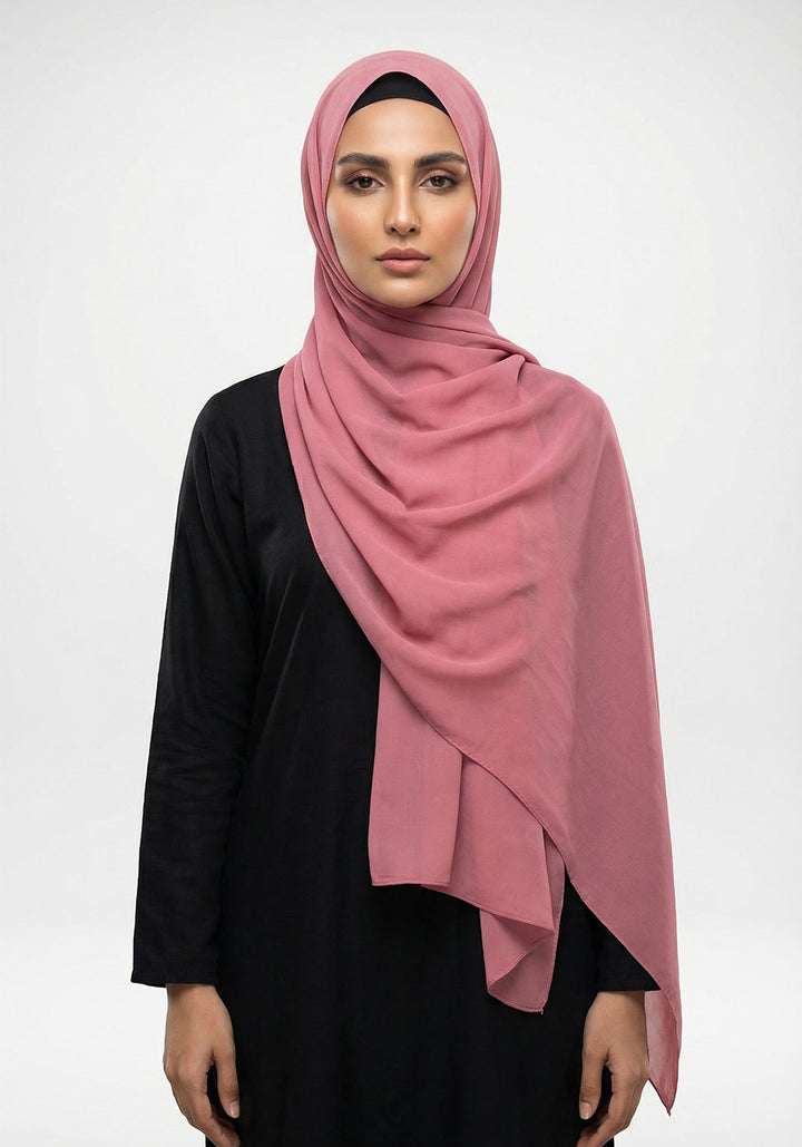 Earthly Chiffon Hijab - Purple