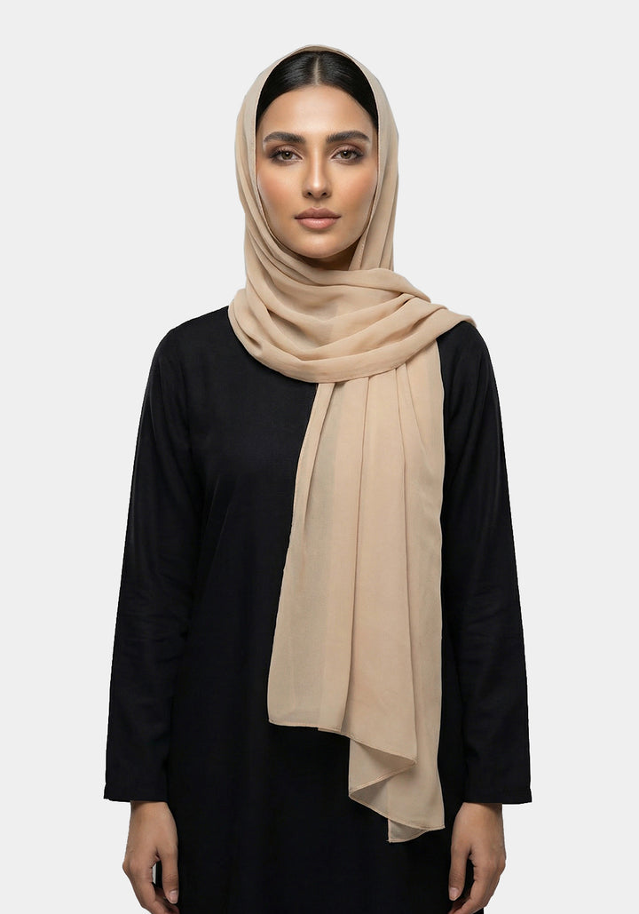 Sandy Chiffon Hijabs - Off White