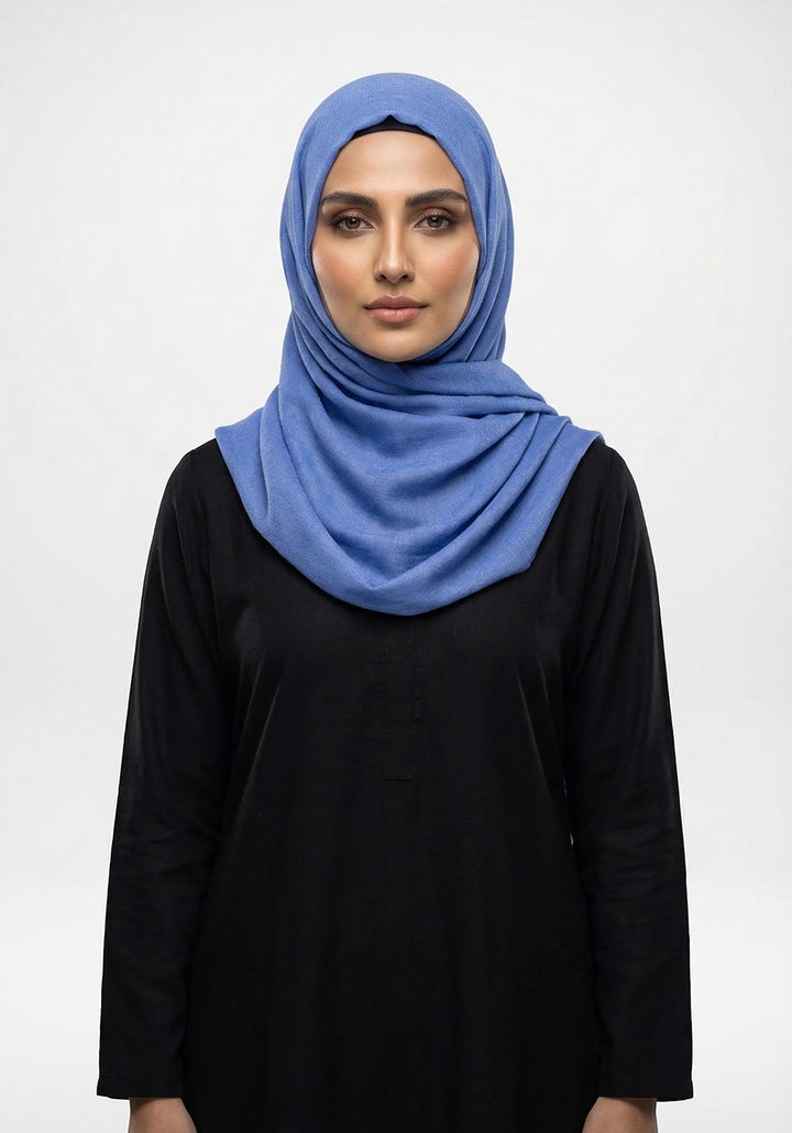 Noor Polyester Hijab - Sky Blue