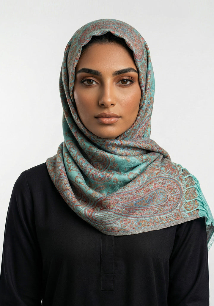 Arij Pashmina Hijab-Sea Green