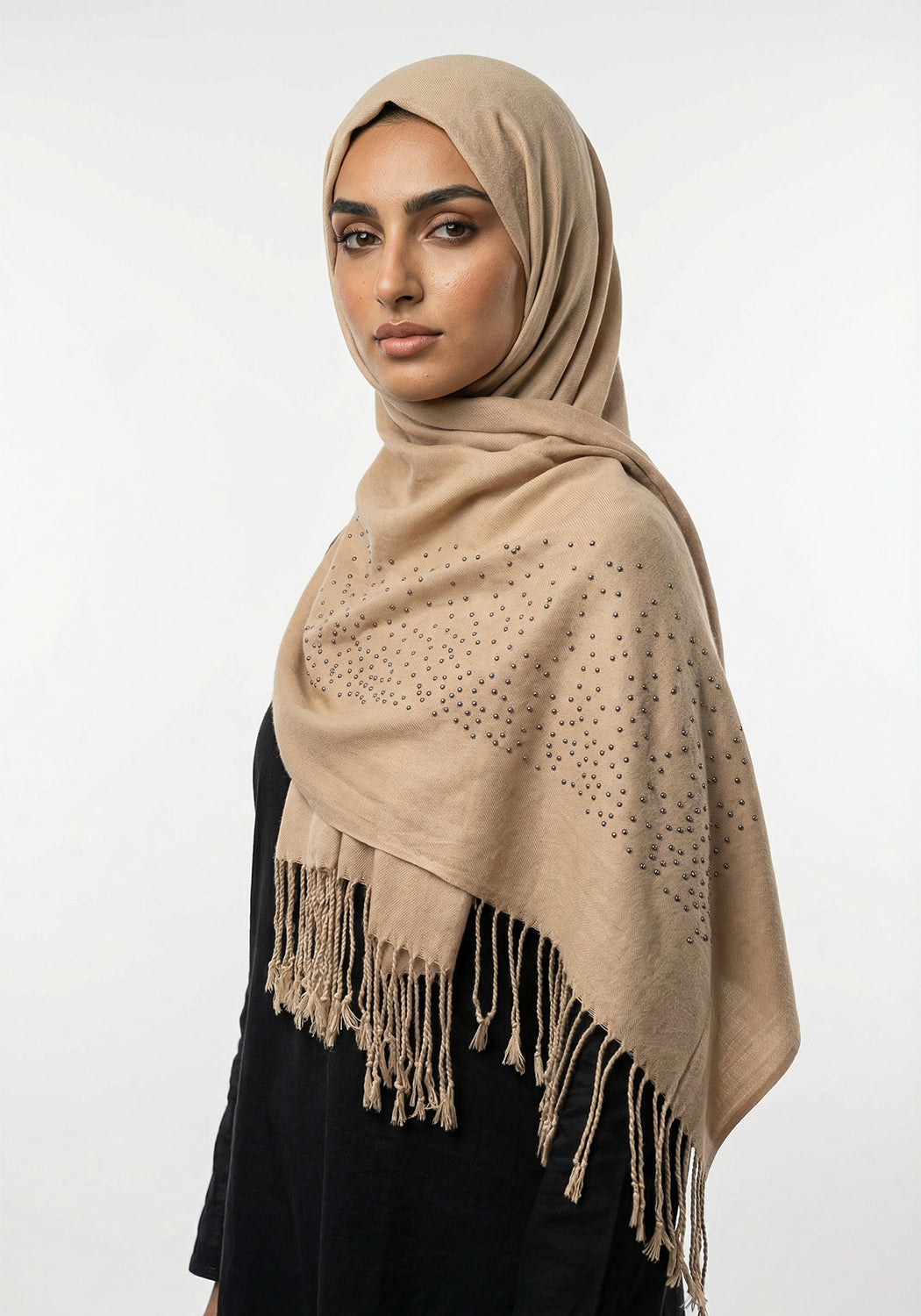 Sehar Wool Hijab - Cream