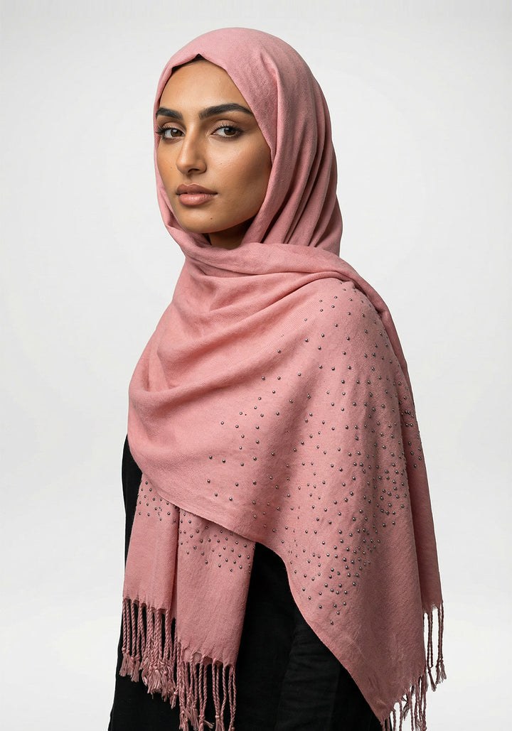 Sehar Wool Hijab - Pink