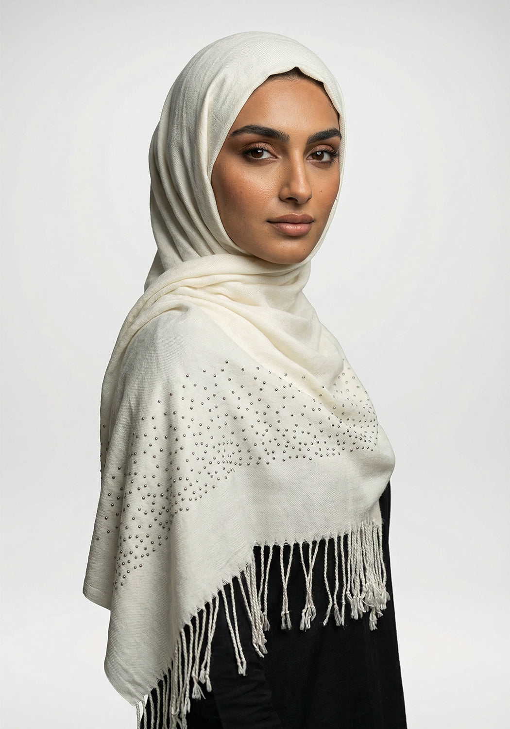 Sehar Wool Hijab - White