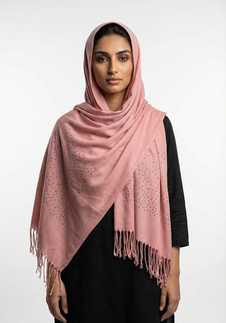 Sehar Wool Hijab - Pink