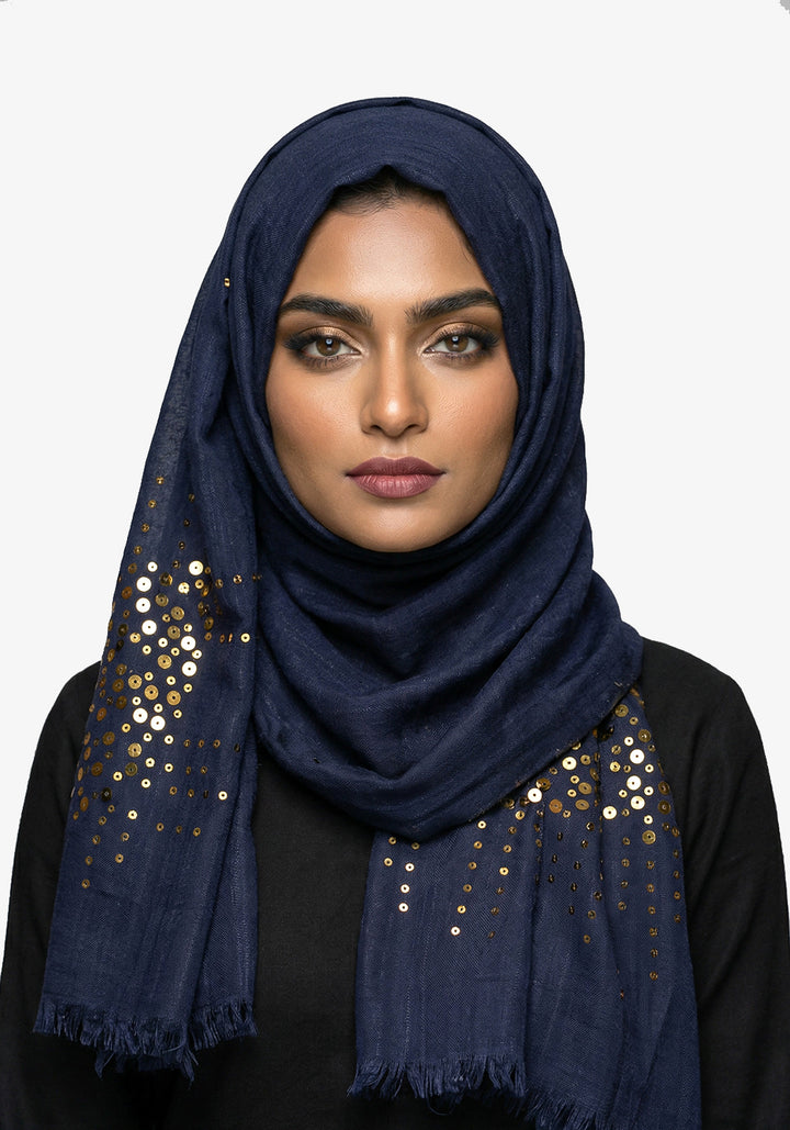 Turkish Square-Strip-Navy Blue