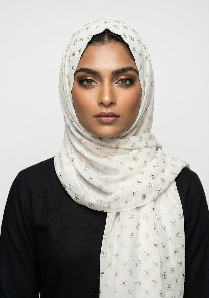 Chiffon Due Drop-White