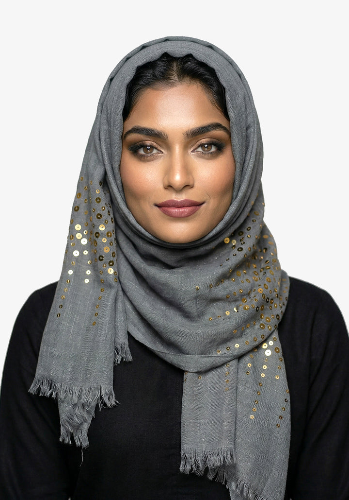 Turkish Square-Strip-Grey