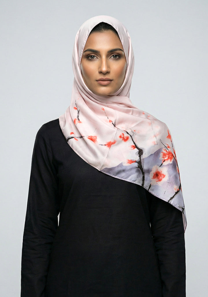 Beauty Silk Hijab Beige