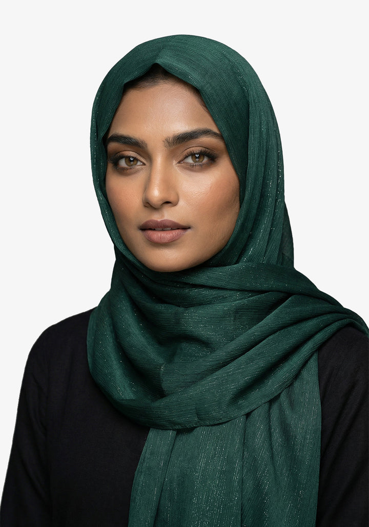 Metallic Chiffon-Green