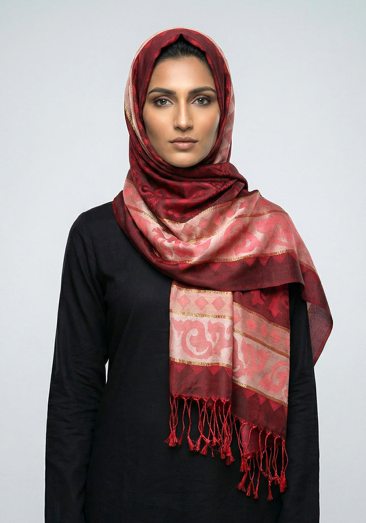 HAREEM SILK HIJAB - Marron