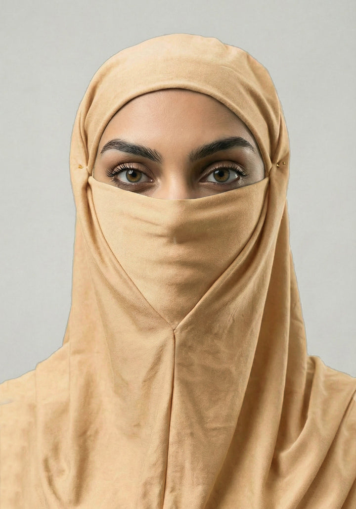 Meera Ready to Wear Hijab-Cream