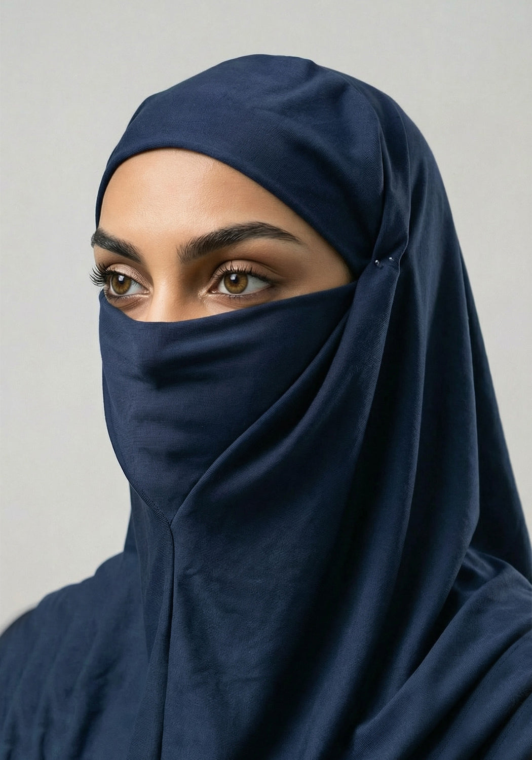 Meera Ready to Wear Hijab-Navy Blue