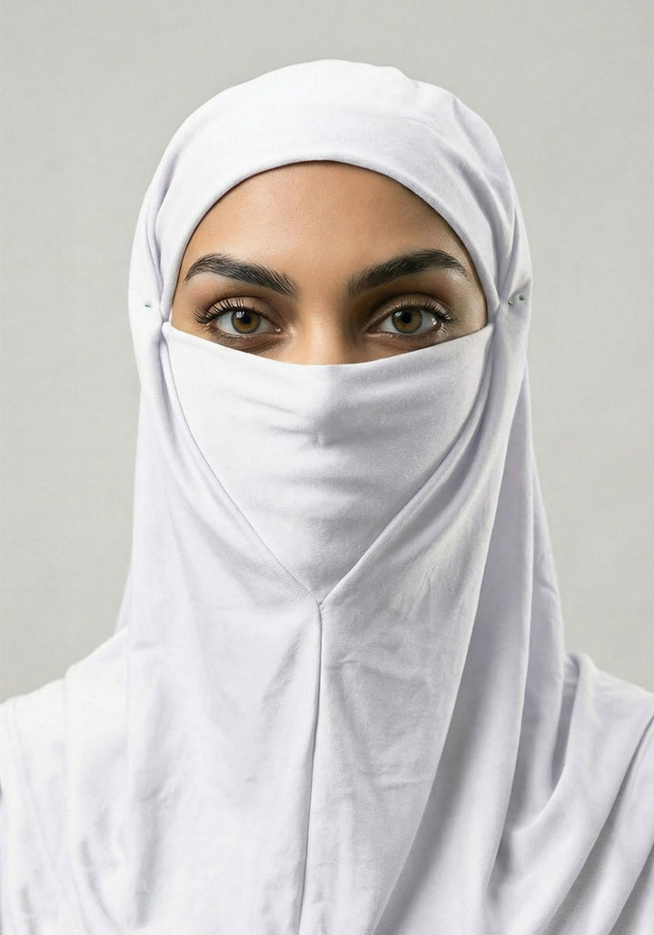 Meera Ready to Wear Hijab-White