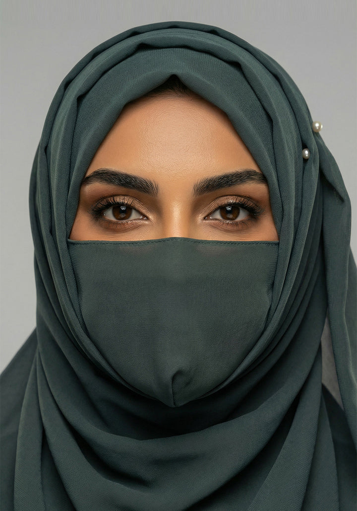 Muskan Ready to Wear Hijab - Green
