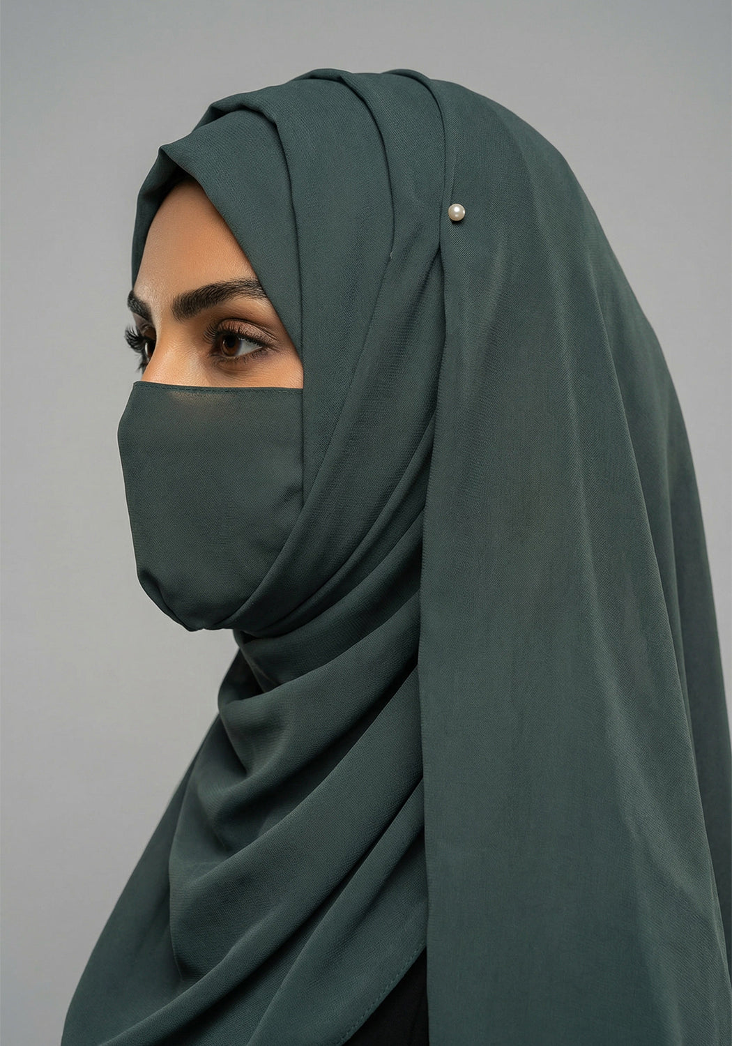 Muskan Ready to Wear Hijab - Green