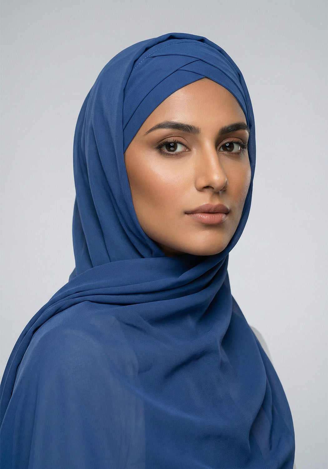 Jasmine Ready to Wear Hijab - Dull Blue