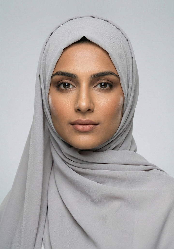Rabia Ready to Wear Hijab - Light Grey