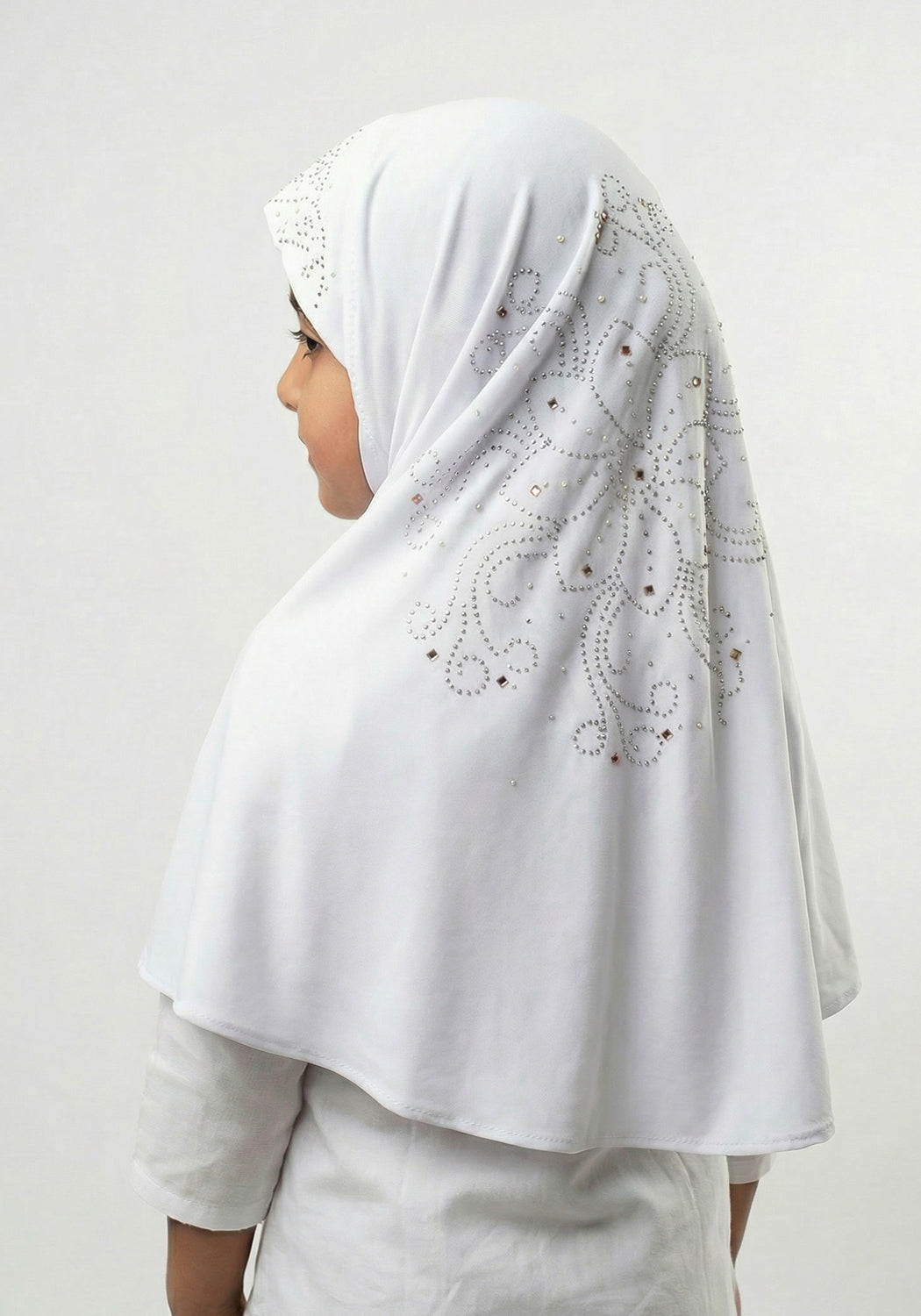 Kids Makhna Mirror - White