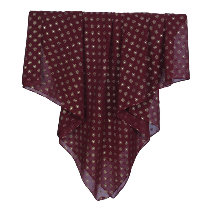 Chiffon Due Drop-Maroon