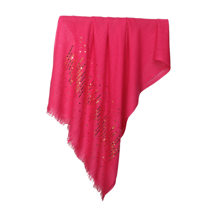 Trukish Square-Strip-Shocking Pink