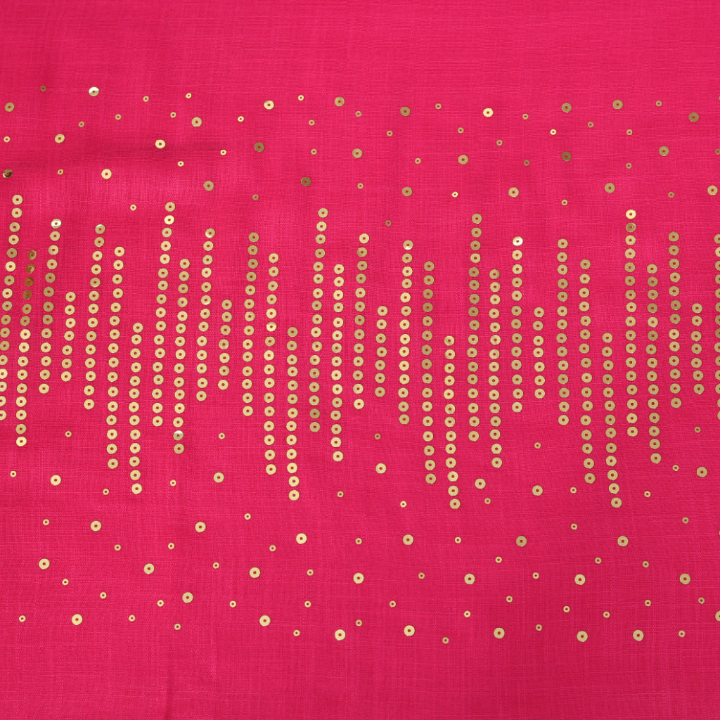 Trukish Square-Strip-Shocking Pink