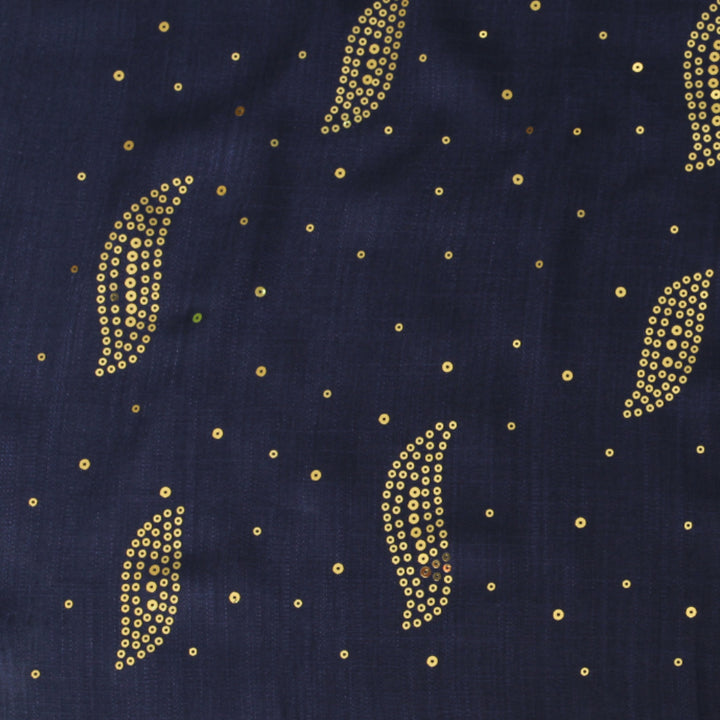 Turkish Square-Leaf-Navy Blue