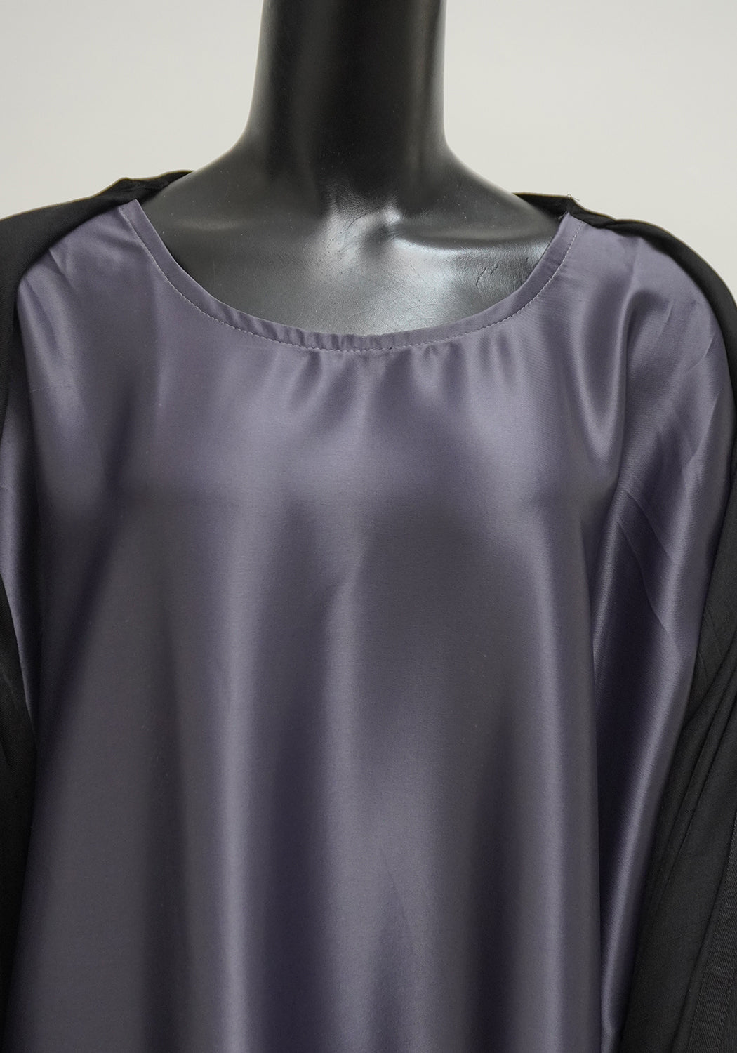 Black Premium Block Print Abaya