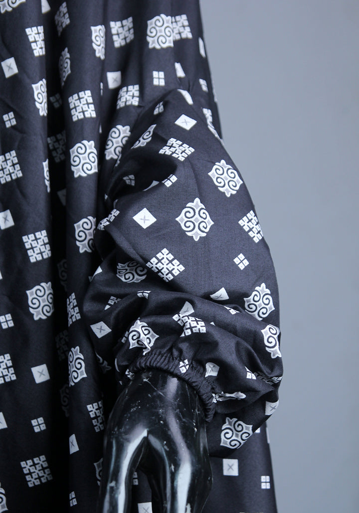 Black Namaz Chadar Design 2