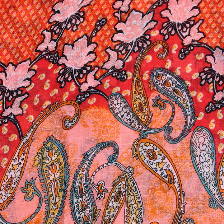 Manoush Lawn Hijab - peach