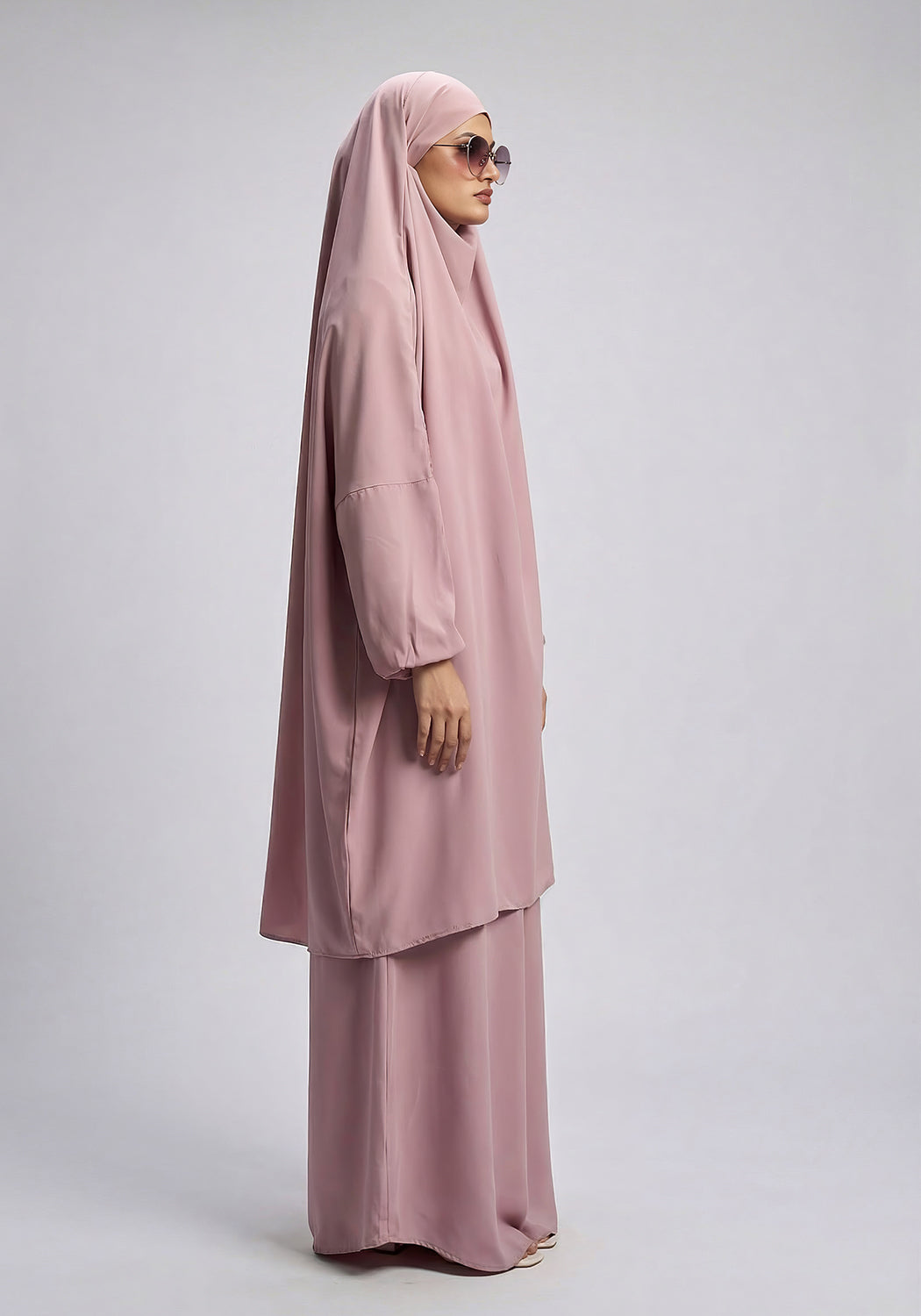 Two-Piece Jilbab - Pink