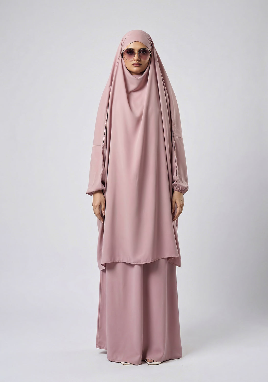 Two-Piece Jilbab - Pink