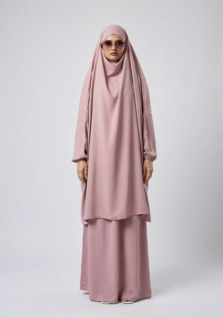 Two-Piece Jilbab - Pink