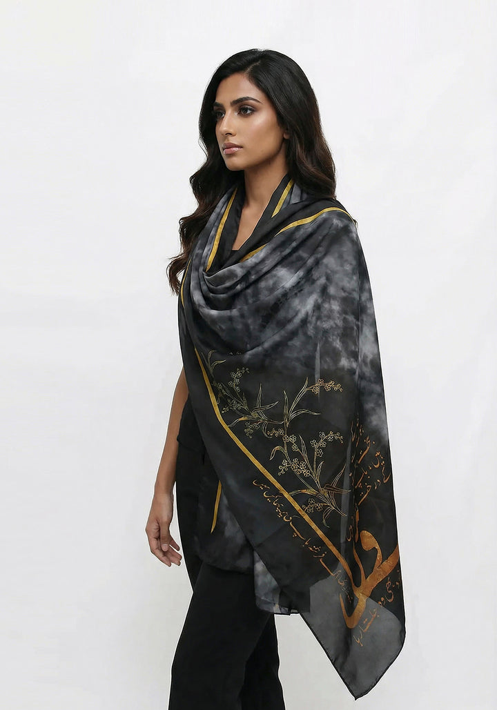 Chaaon Odhni - Black