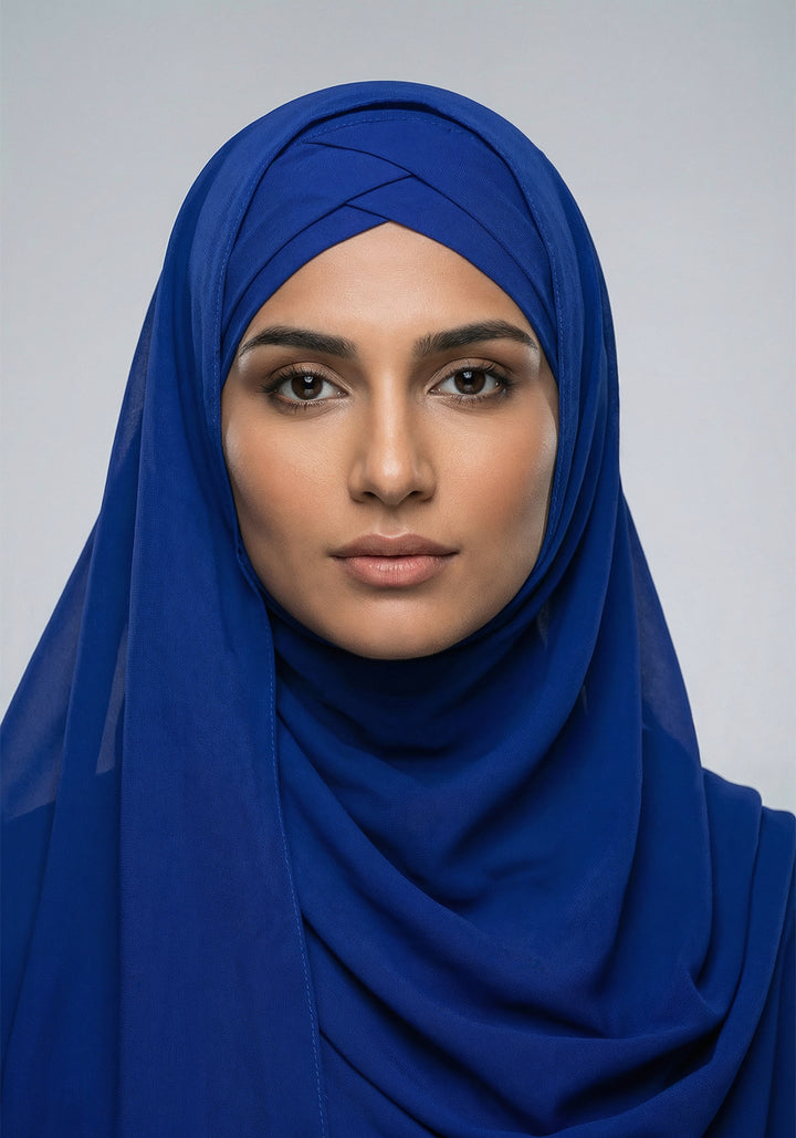 Jasmine Ready to Wear Hijab - Blue