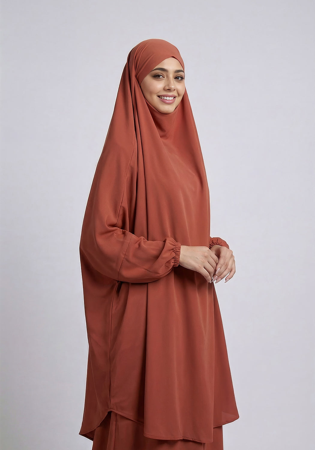 Two-Piece Jilbab - Orange