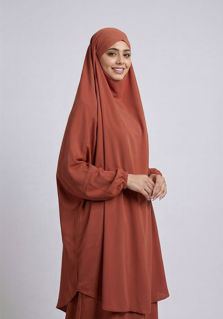 Two-Piece Jilbab - Orange