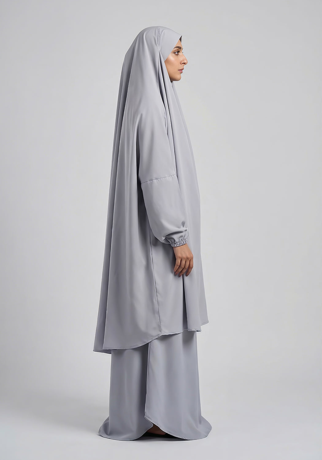 Two-Piece Jilbab - Grey