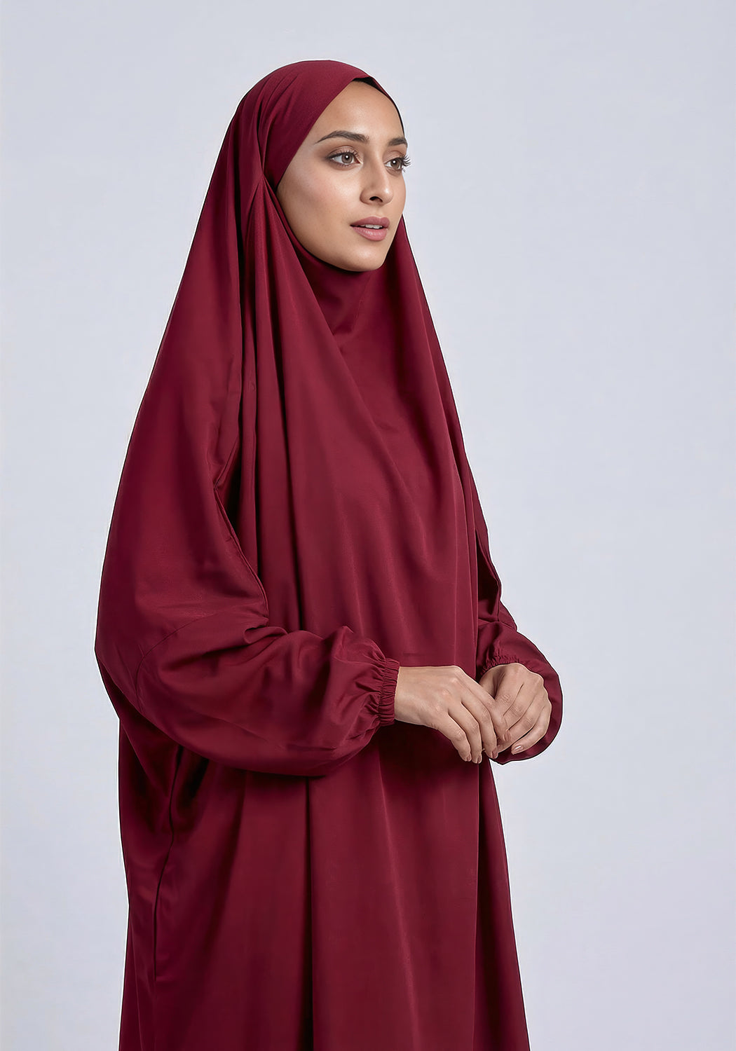 Two-Piece Jilbab - Maroon