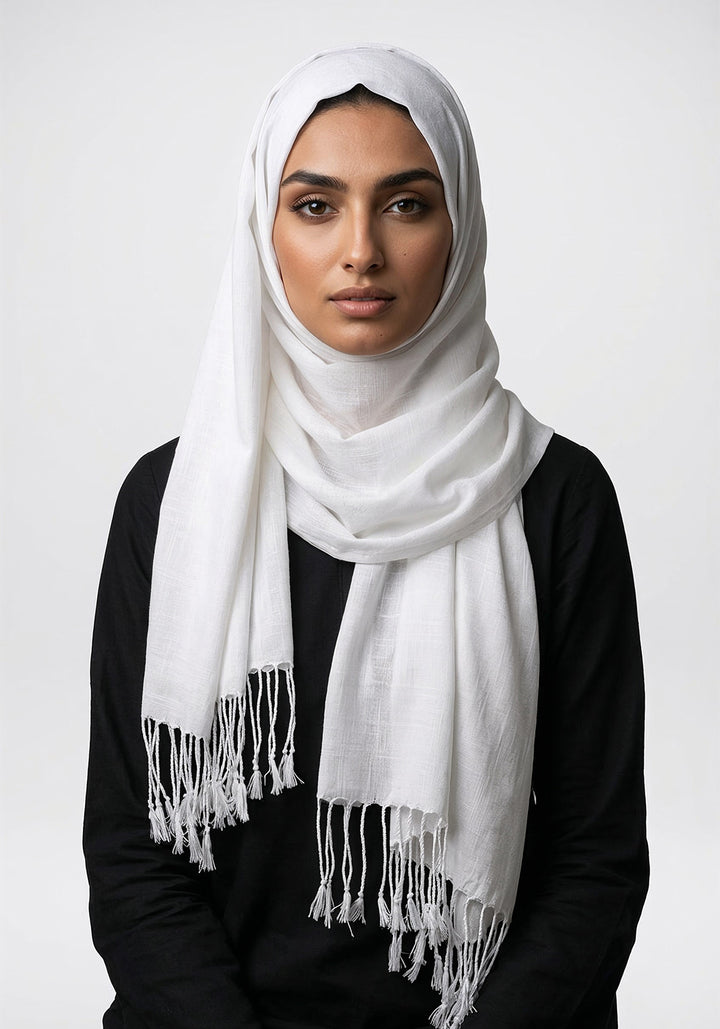 Arezoo Turkish Lawn Hijab - White