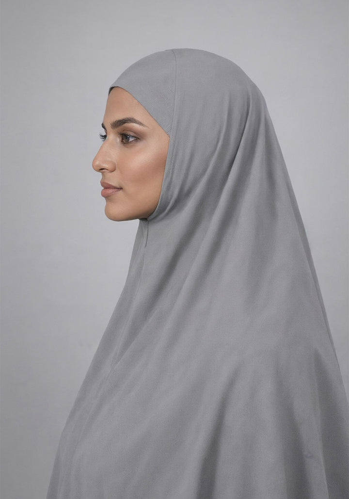 Makhna Hijab - Light Grey