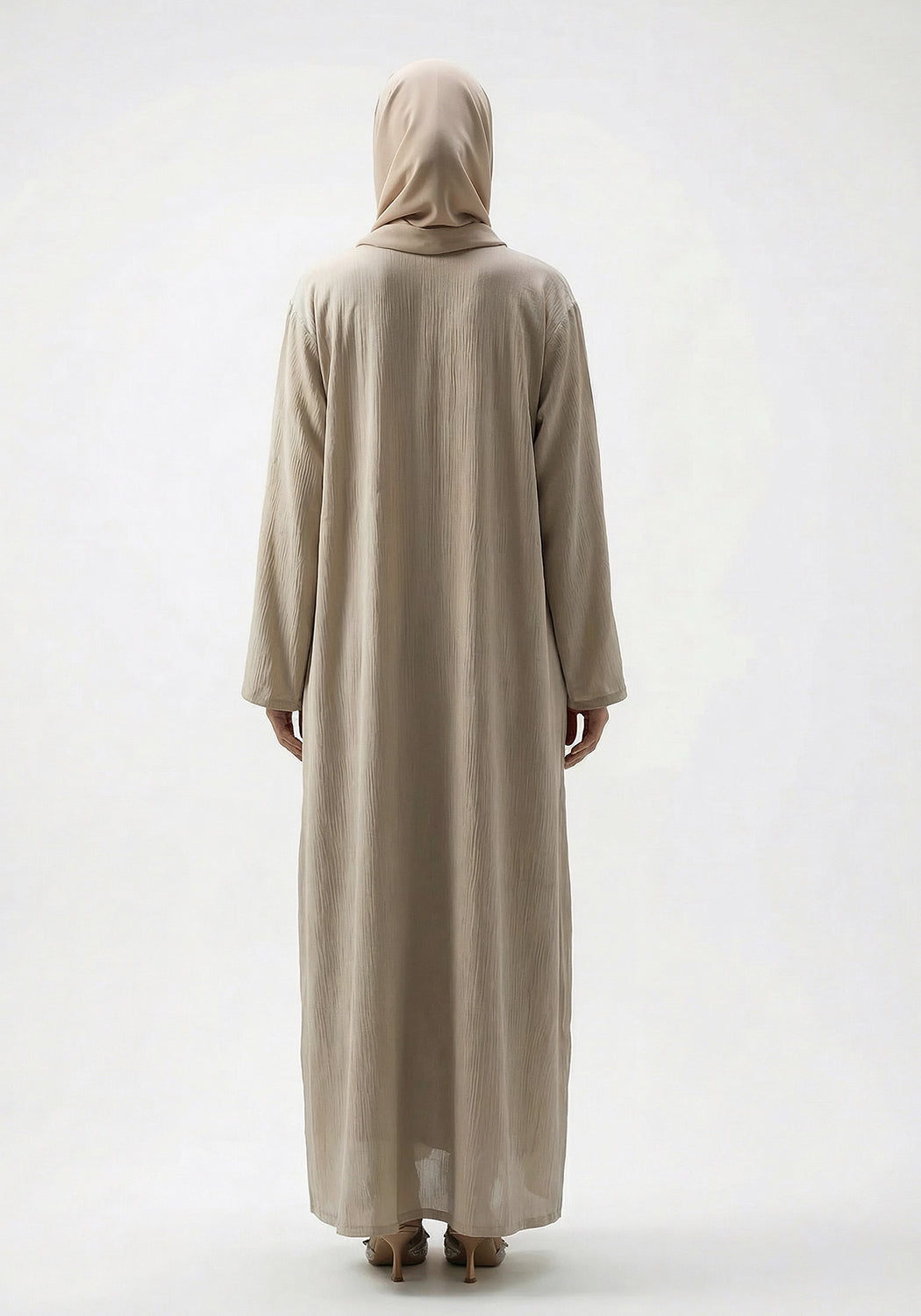 Pearls Dabka Abaya | Serene Threads