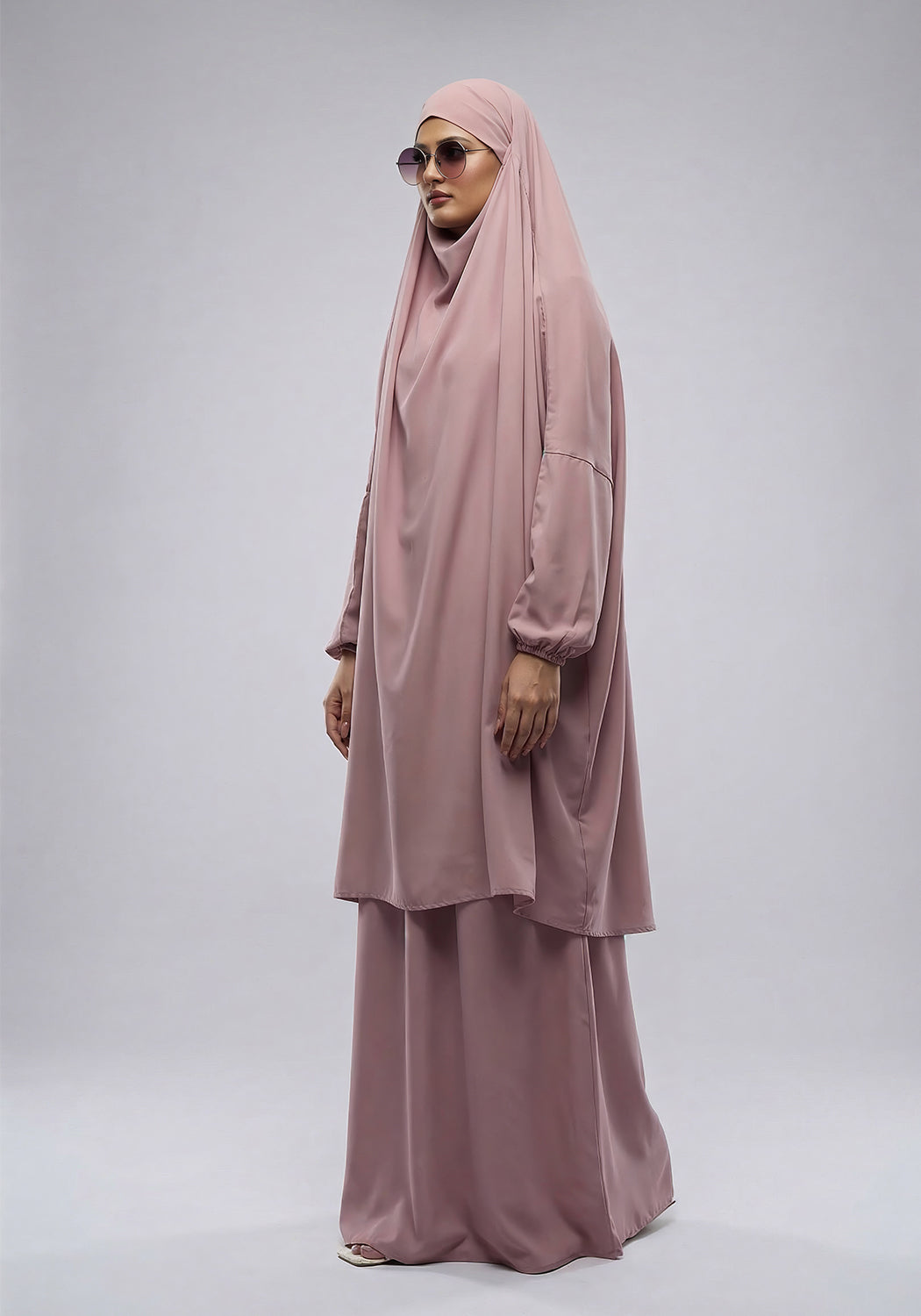Two-Piece Jilbab - Pink