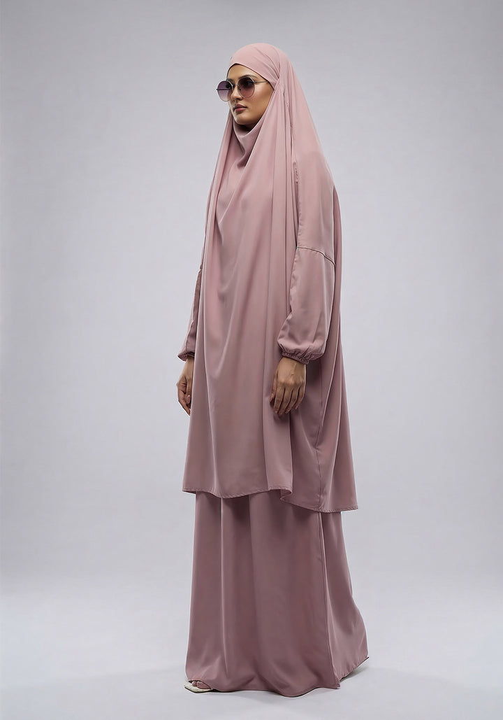 Two-Piece Jilbab - Pink