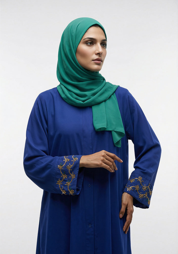Sapphire Horizon Abaya - Skyline