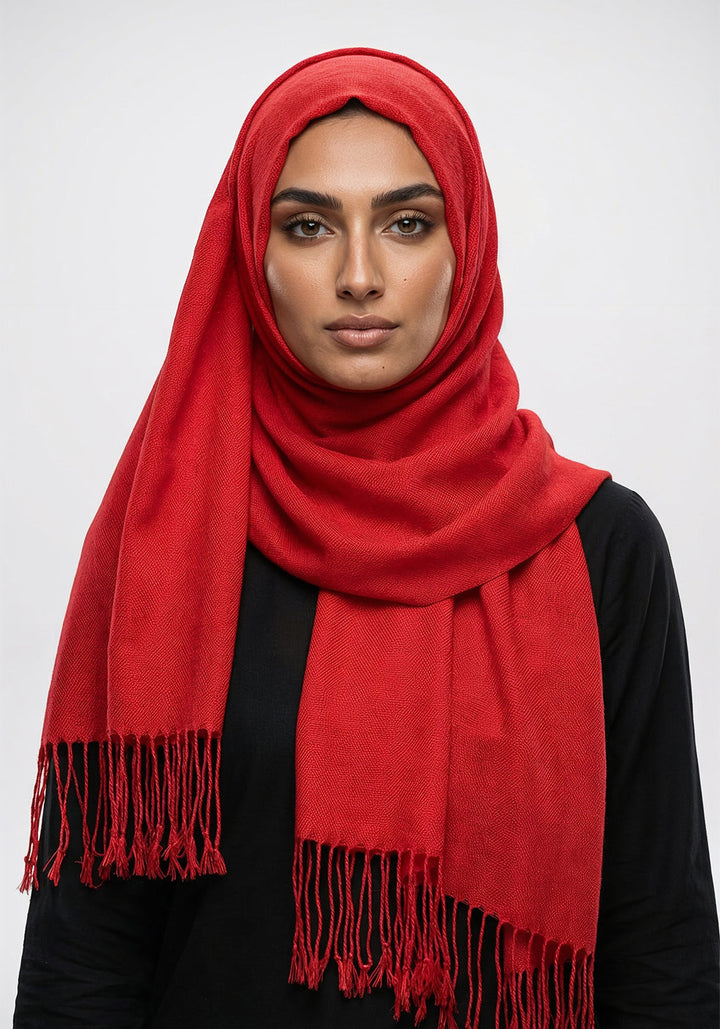 Arezoo Turkish Lawn Hijab - Red