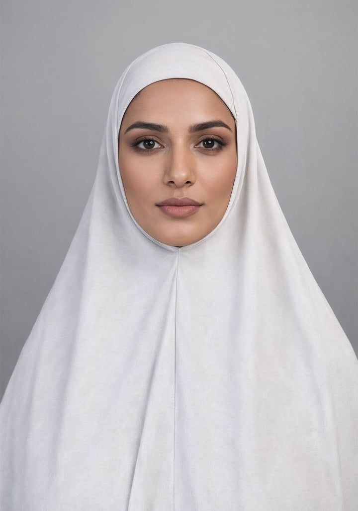 Makhna Hijab - White