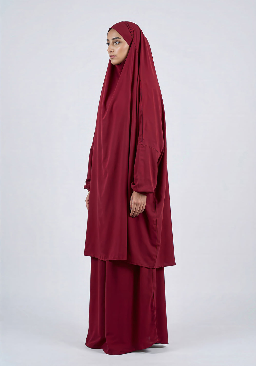 Two-Piece Jilbab - Maroon