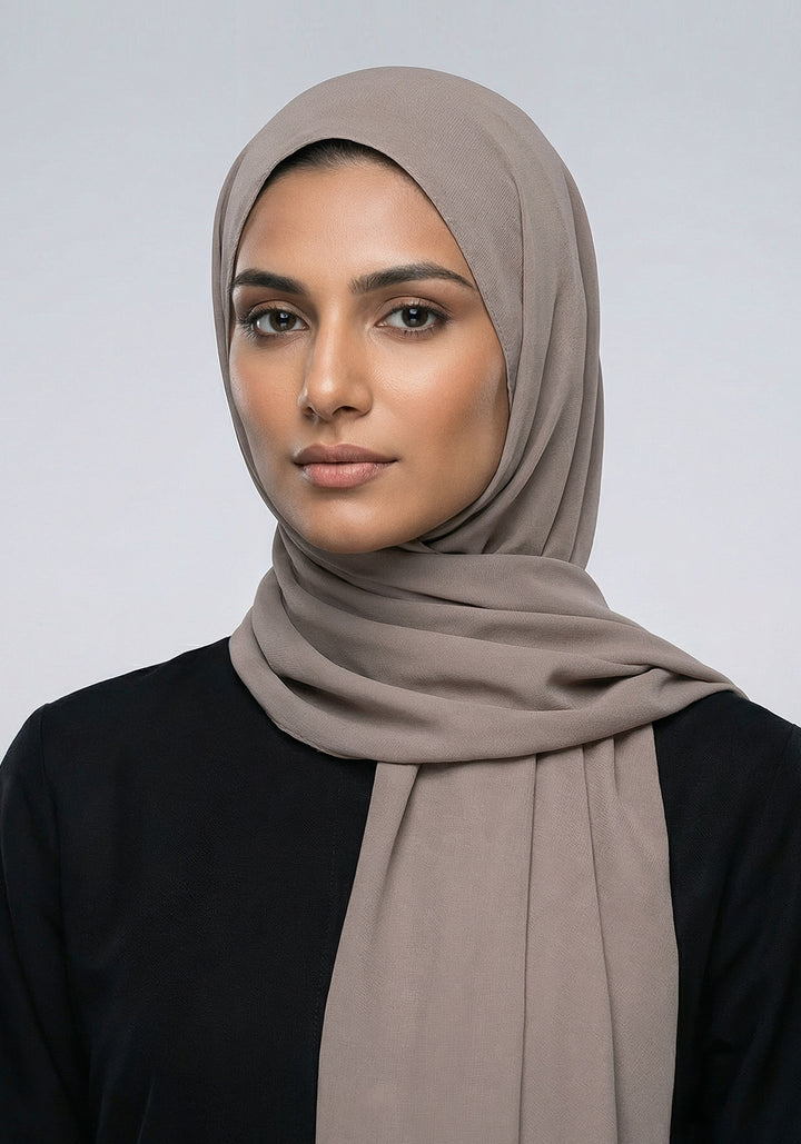 Plain Chiffon - Beige